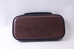 The Legend of Zelda, Brown Pouch for Nintendo Switch Console, Carrying Case